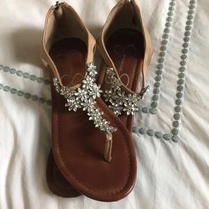 Jessica Simpson Ryler Embellished Sandals